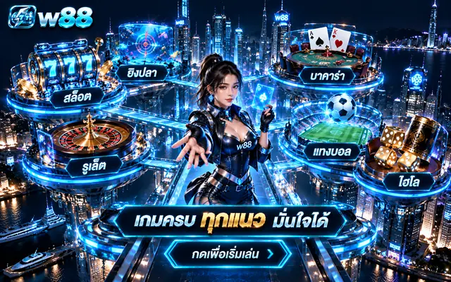 ภาพโต๊ะคาสิโนออนไลน์ใต้แสงนีออน ประกอบบทความก้าวแรกที่โต๊ะคาสิโน